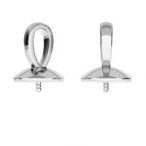 Pendant - cap - base for 10mm pearls, silver Pendant - cap - base for 10mm pearls, AG 925 silver